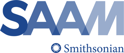 Logo for "SAAM," the Smithsonian American Art Museum.