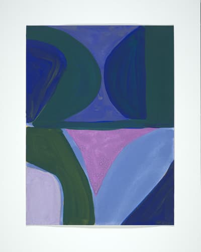 Gouache and flasche on Arches paper by Marina Adams, 2016.