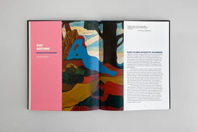 Bob Thompson: This House Is Mine publication open to two page spread