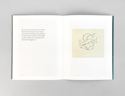 Alex Katz: Moby Dick publication open to two page spread
