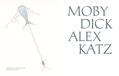Alex Katz: Moby Dick publicatio inside cover