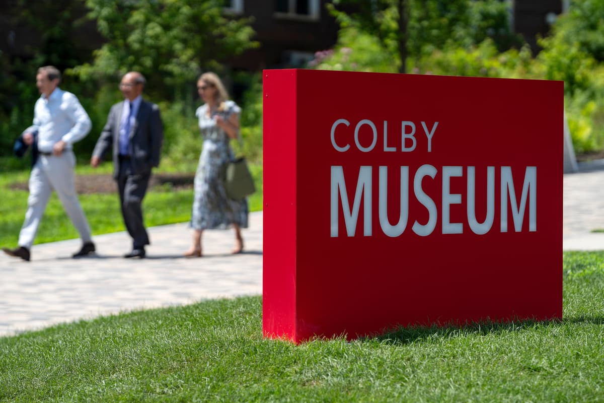 Colby Museum singage.