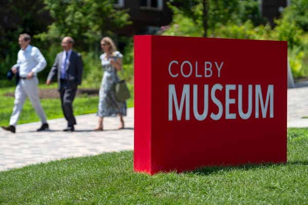 Colby Museum singage.