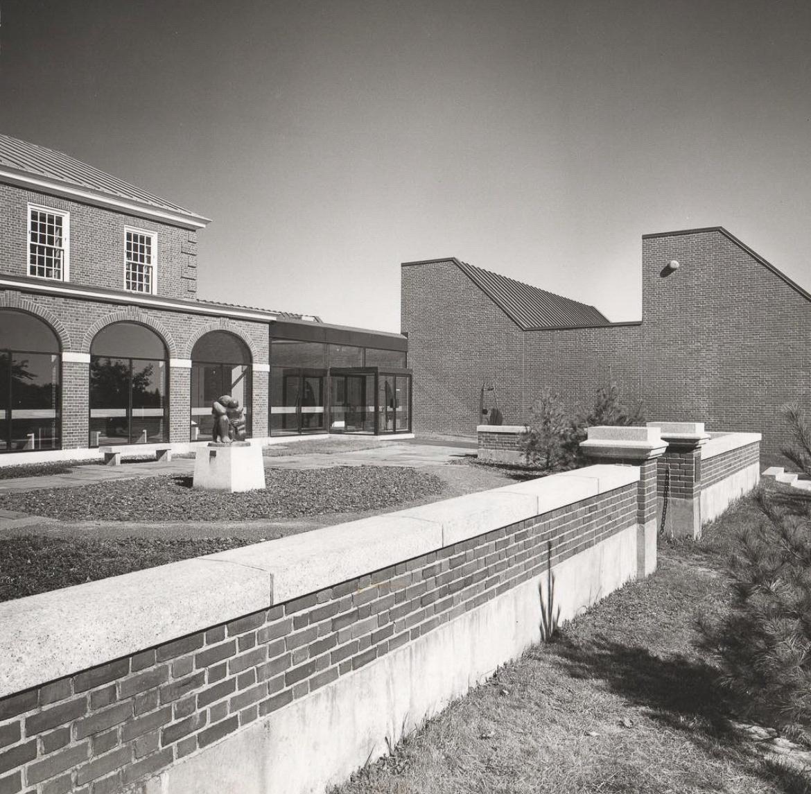 Archival image of museum exterior c. 1973