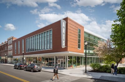 Paul J. Schupf Arts Center on Main Street Waterville.