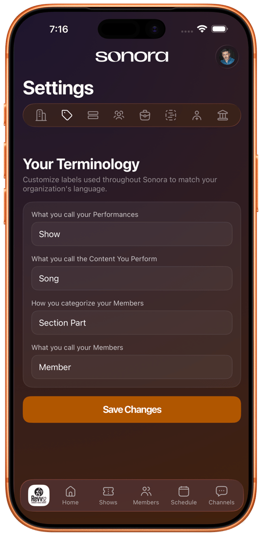 Your Show, Your Way on iPhone