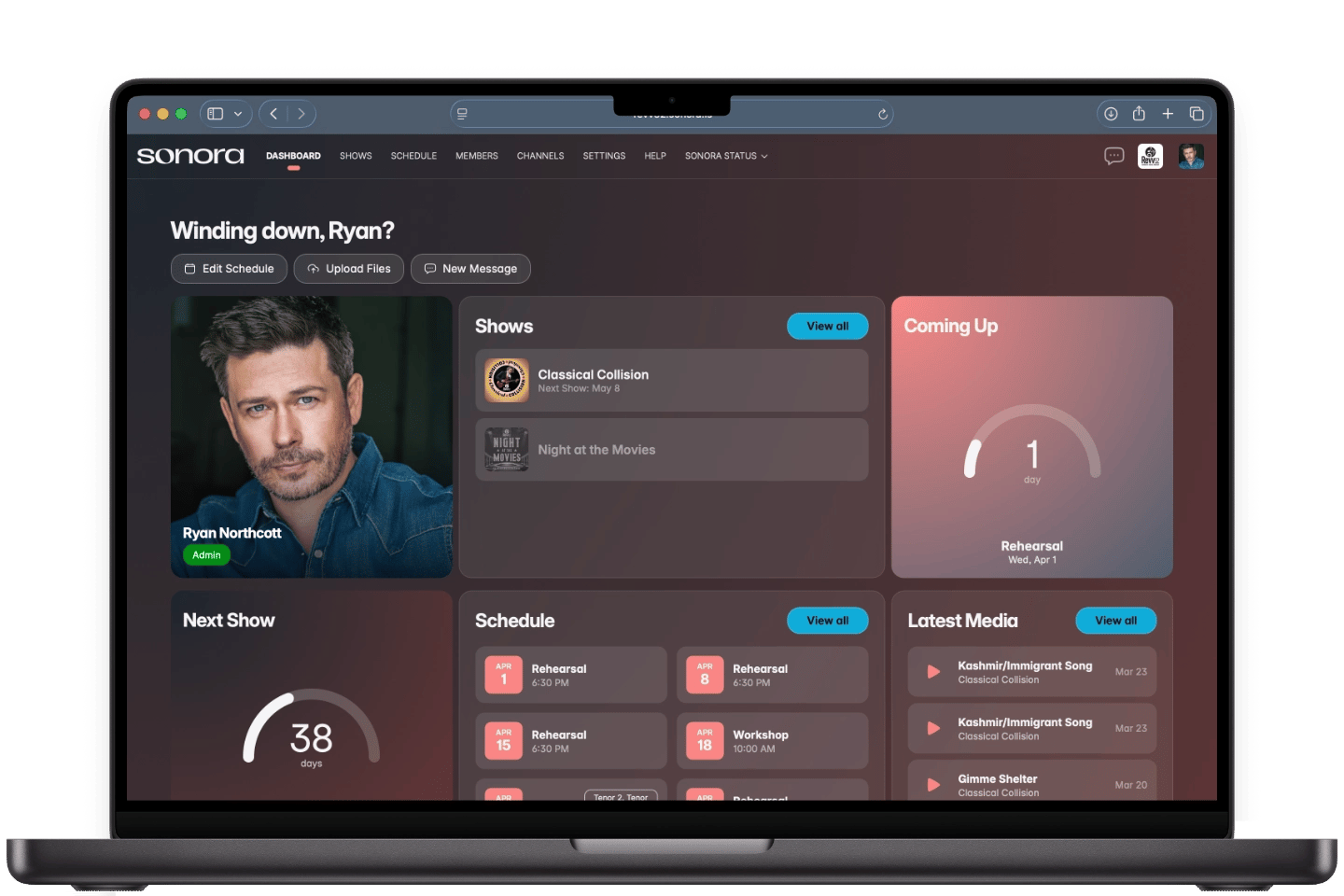 Sonora web app on mobile