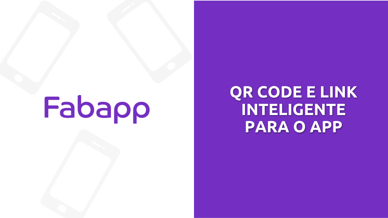 QR code e link inteligente do app