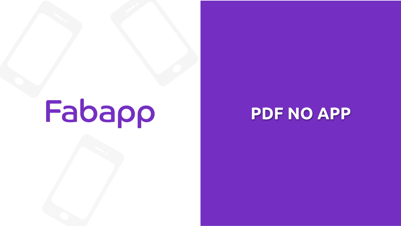 PDF no app