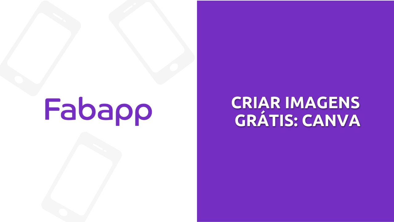 Como criar as imagens do app no Canva