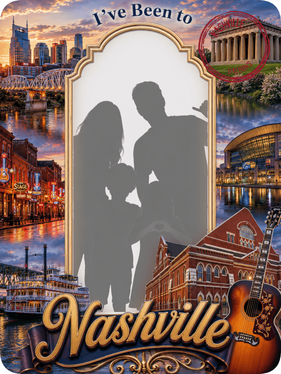 Nashville travel magnet