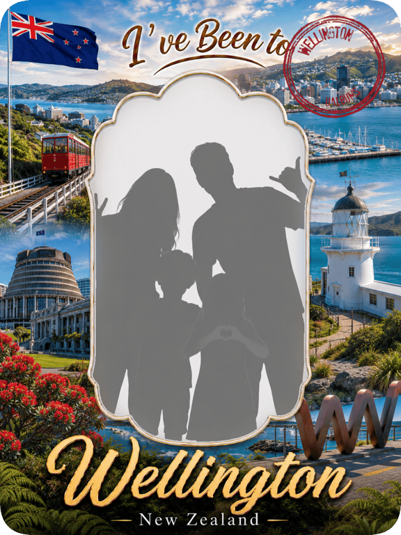 Wellington travel magnet