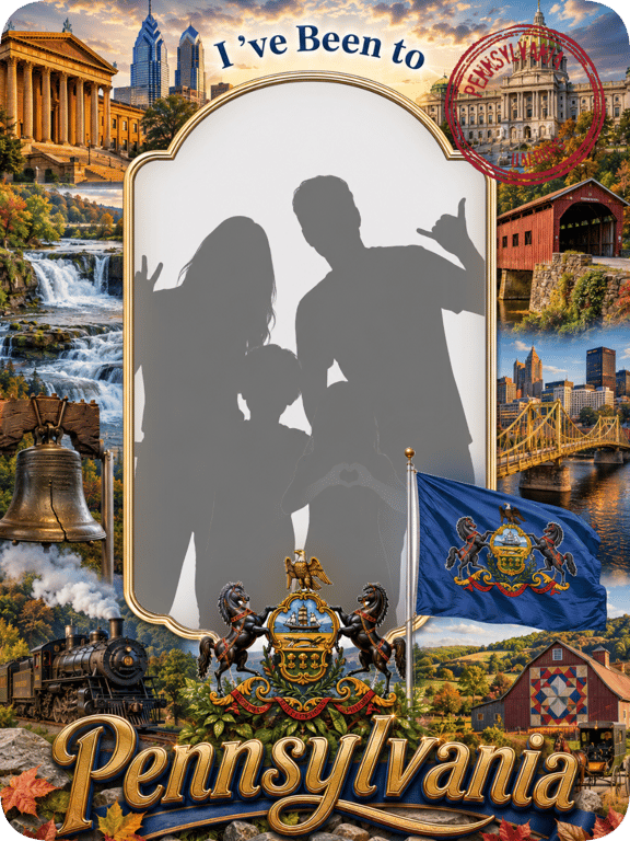 Pennsylvania travel magnet