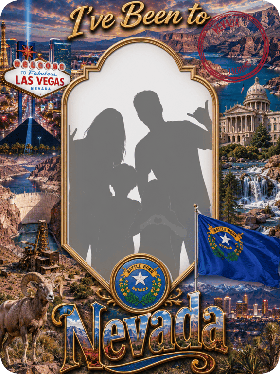 Nevada travel magnet