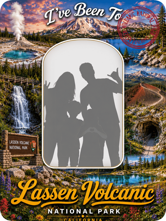 Lassen Volcanic National Park travel magnet