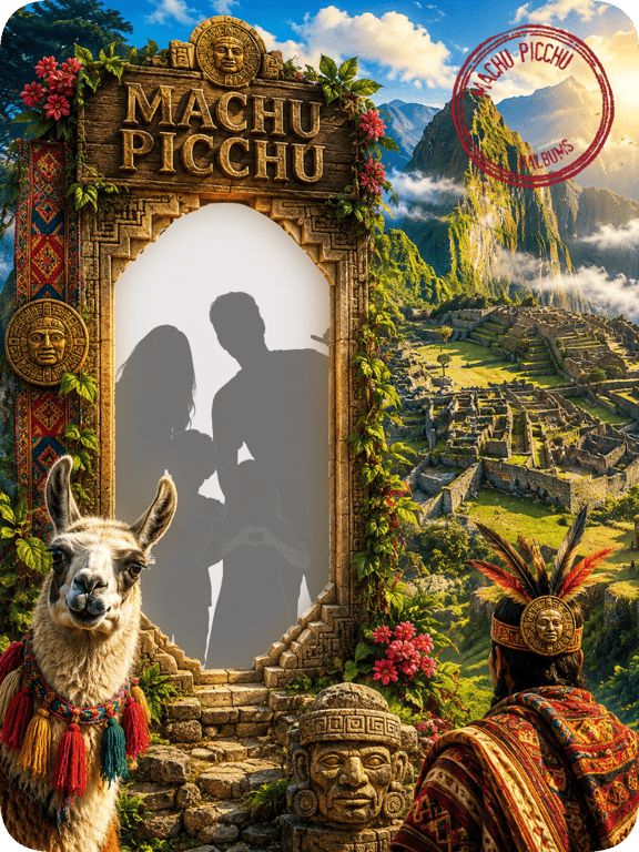 Machu Picchu travel magnet