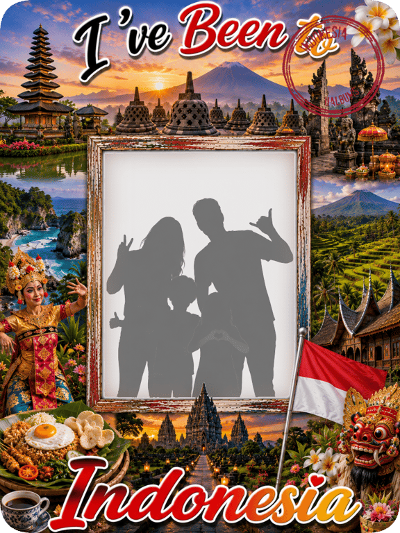 Indonesia travel magnet