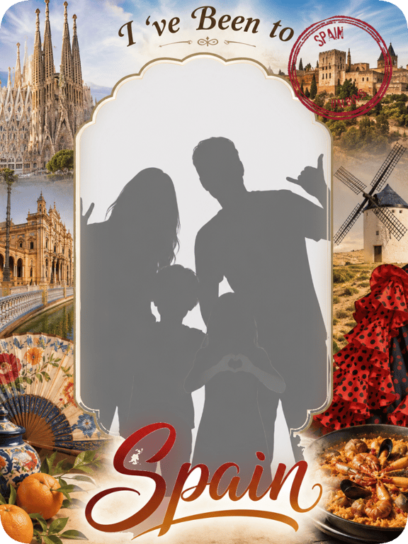 Spain travel magnet