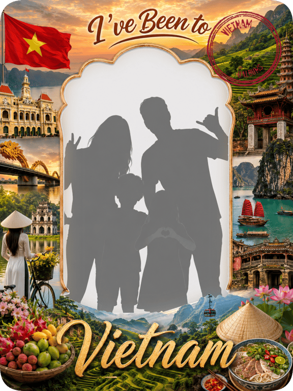 Vietnam travel magnet