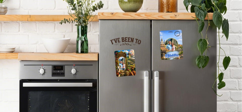 Premium printed travel magnets