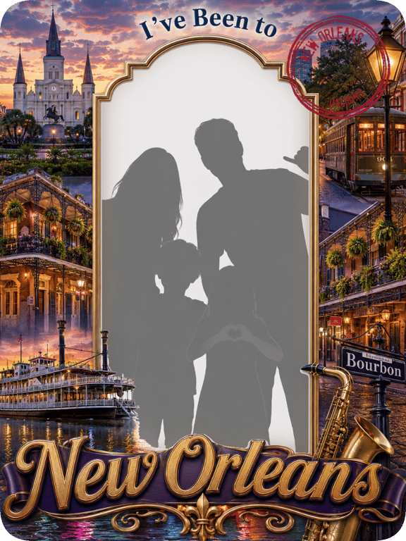 New Orleans travel magnet