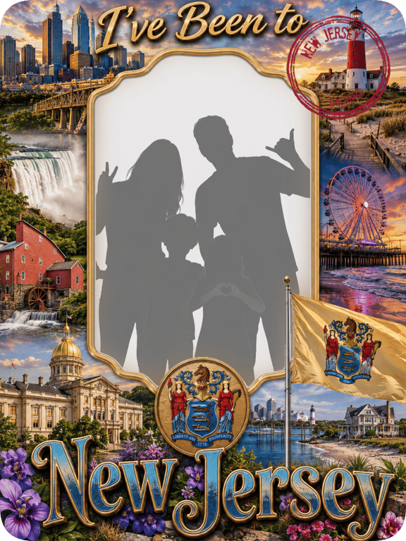 New Jersey travel magnet