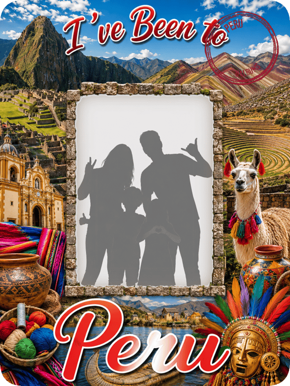 Peru travel magnet