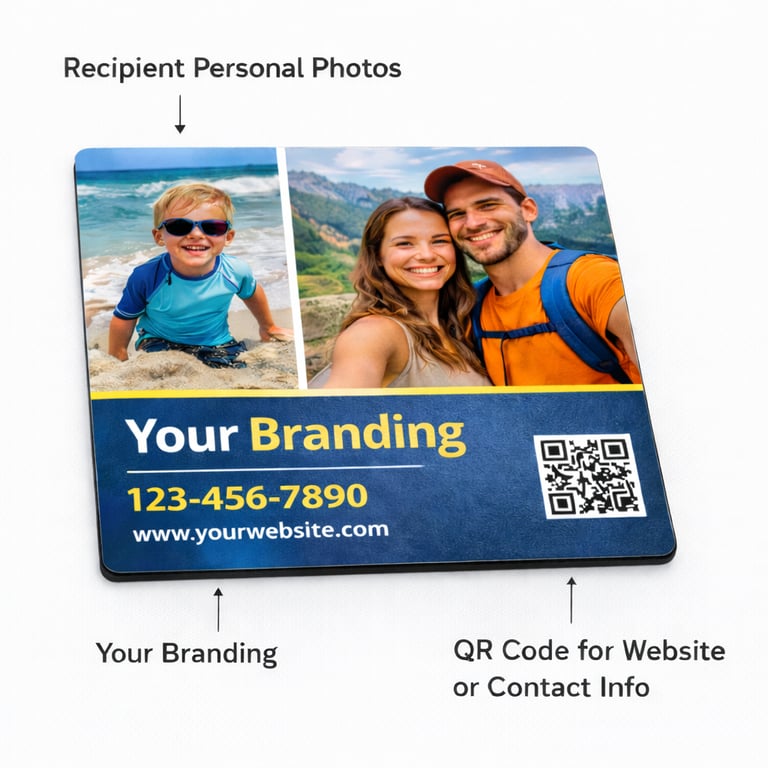 Quick look of a real fridge magnet