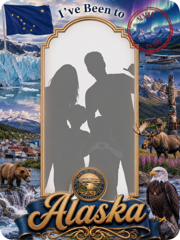 Alaska travel magnet