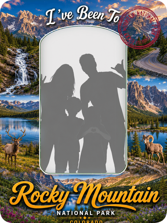 Rocky Mountain National Park travel magnet