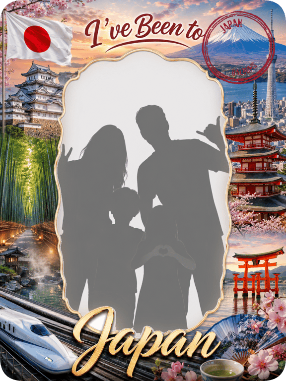 Japan travel magnet