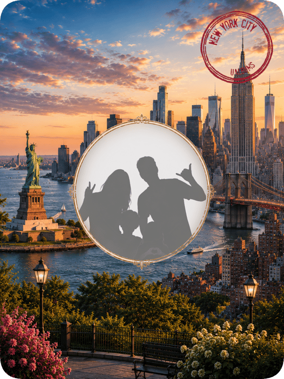 New York City travel magnet