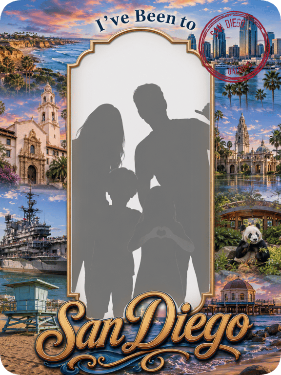 San Diego travel magnet