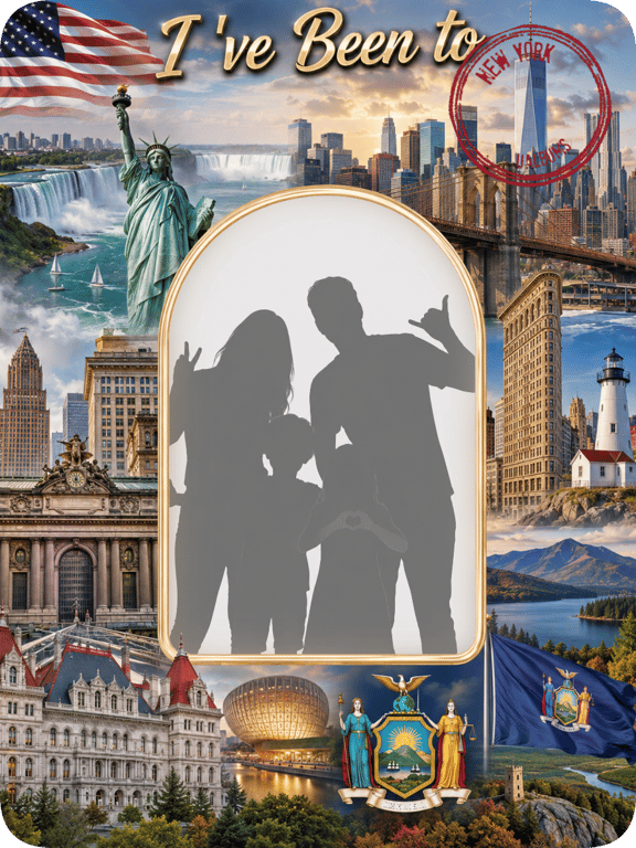New York travel magnet