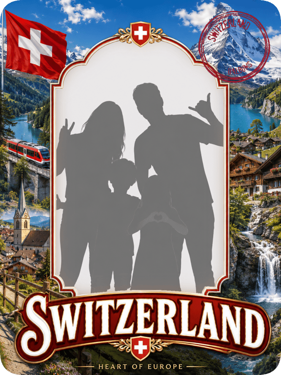 Switzerland travel magnet