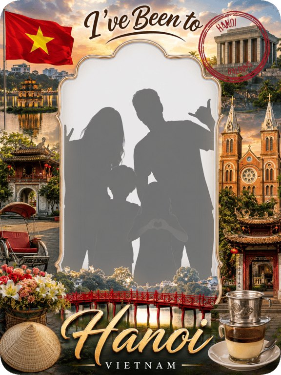 Hanoi travel magnet
