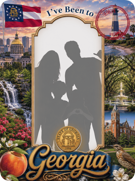 Georgia travel magnet
