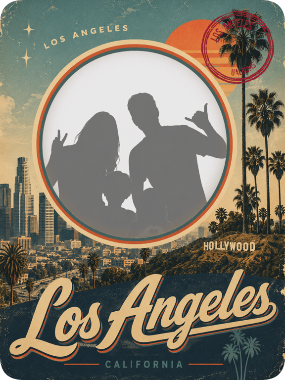 Los Angeles travel magnet