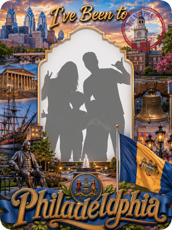 Philadelphia travel magnet