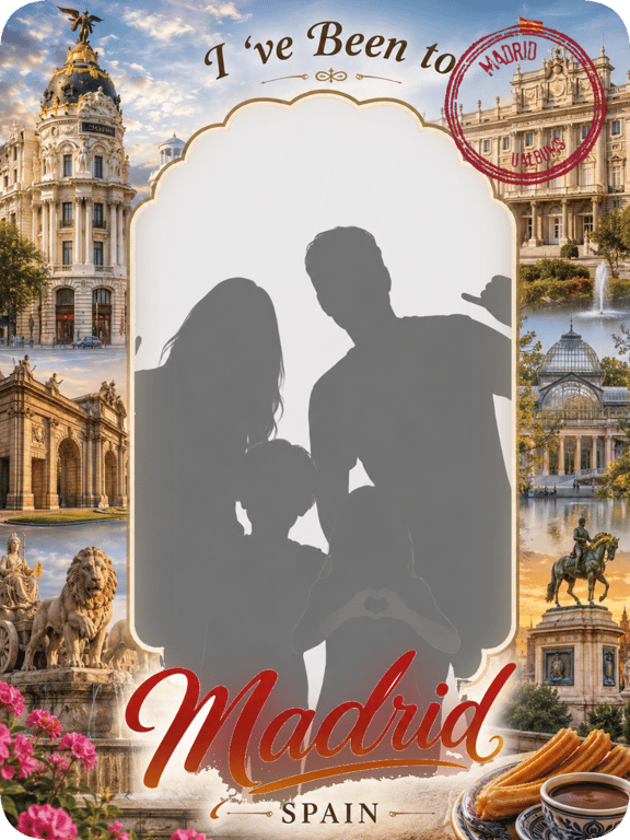 Madrid travel magnet