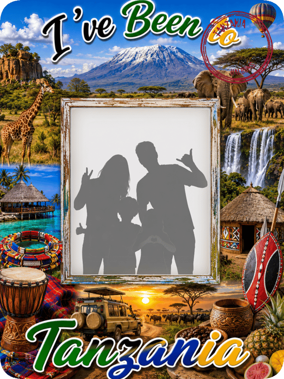 Tanzania travel magnet