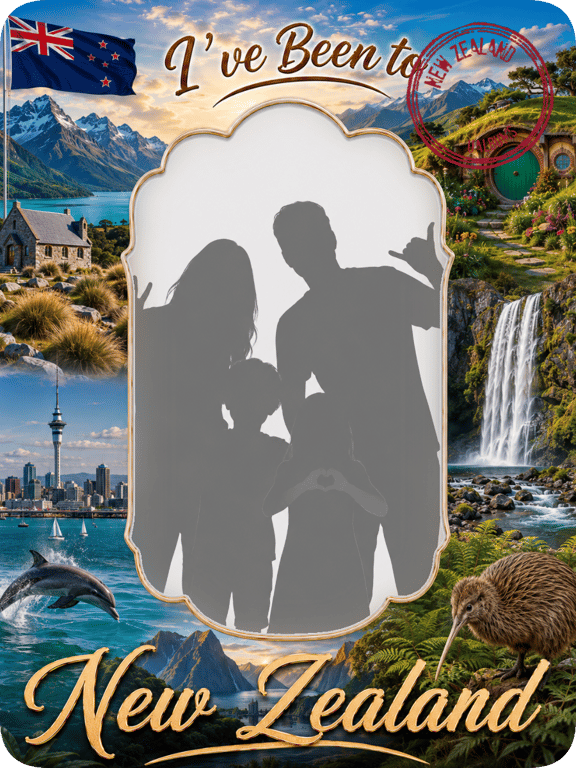 New Zealand travel magnet