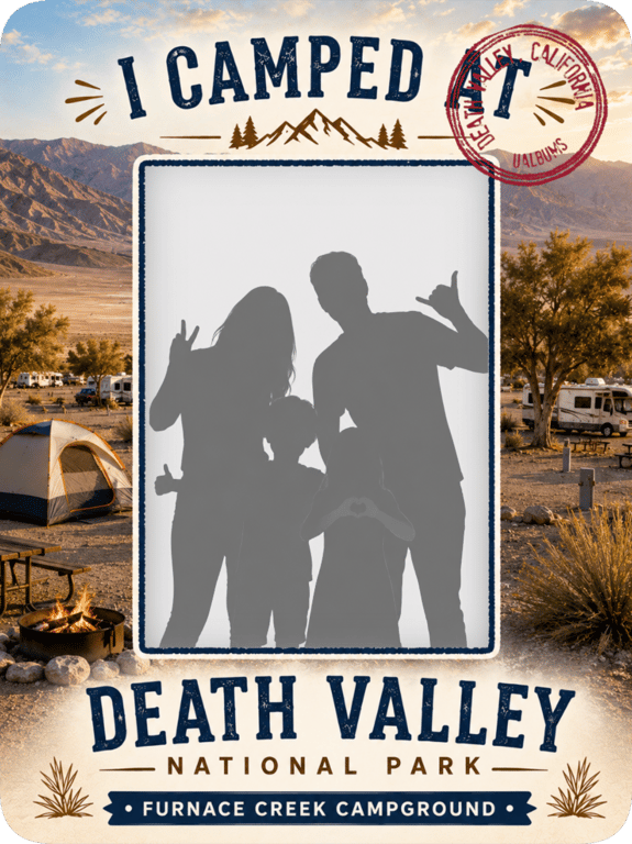 Death Valley travel magnet