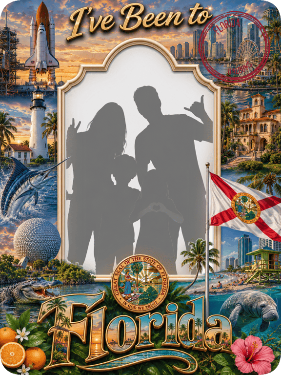 Florida travel magnet