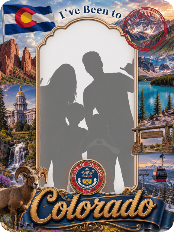 Colorado travel magnet
