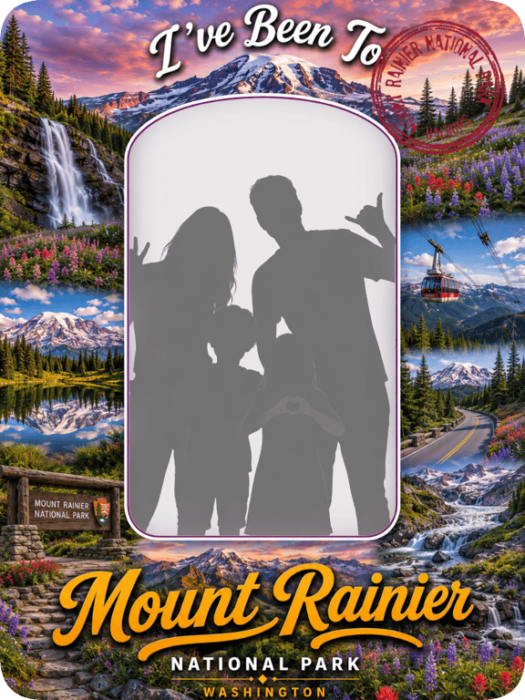 Mount Rainier National Park travel magnet
