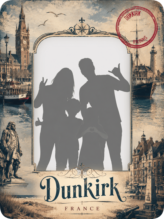 Dunkirk travel magnet