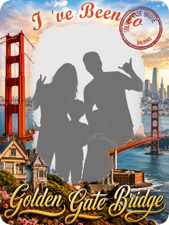 Golden Gate Bridge travel magnet