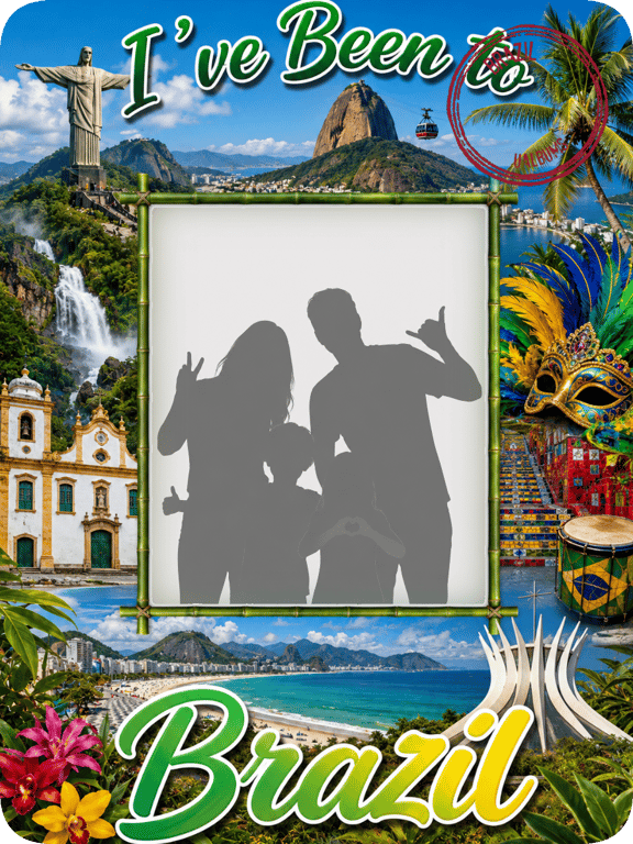 Brazil travel magnet