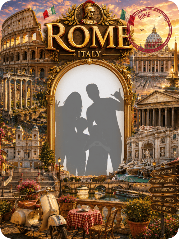 Rome travel magnet